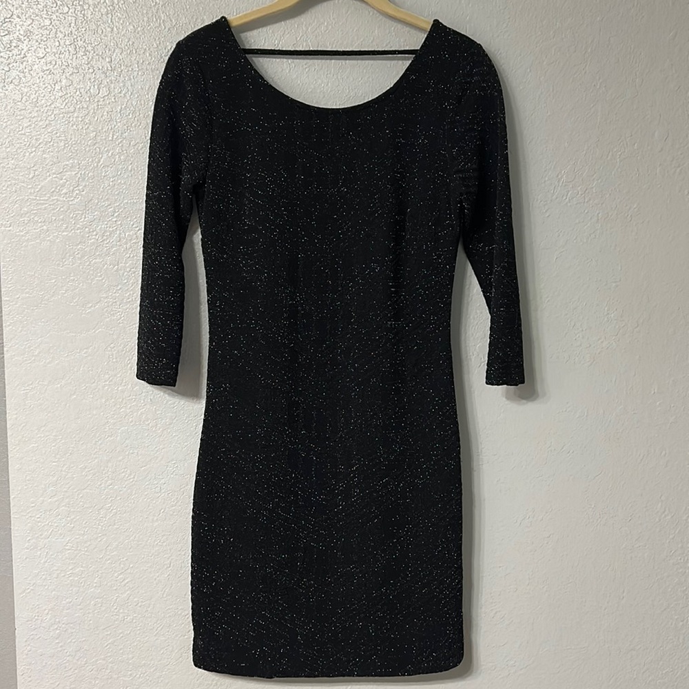 Sparkly Backless Mini Dress🪩